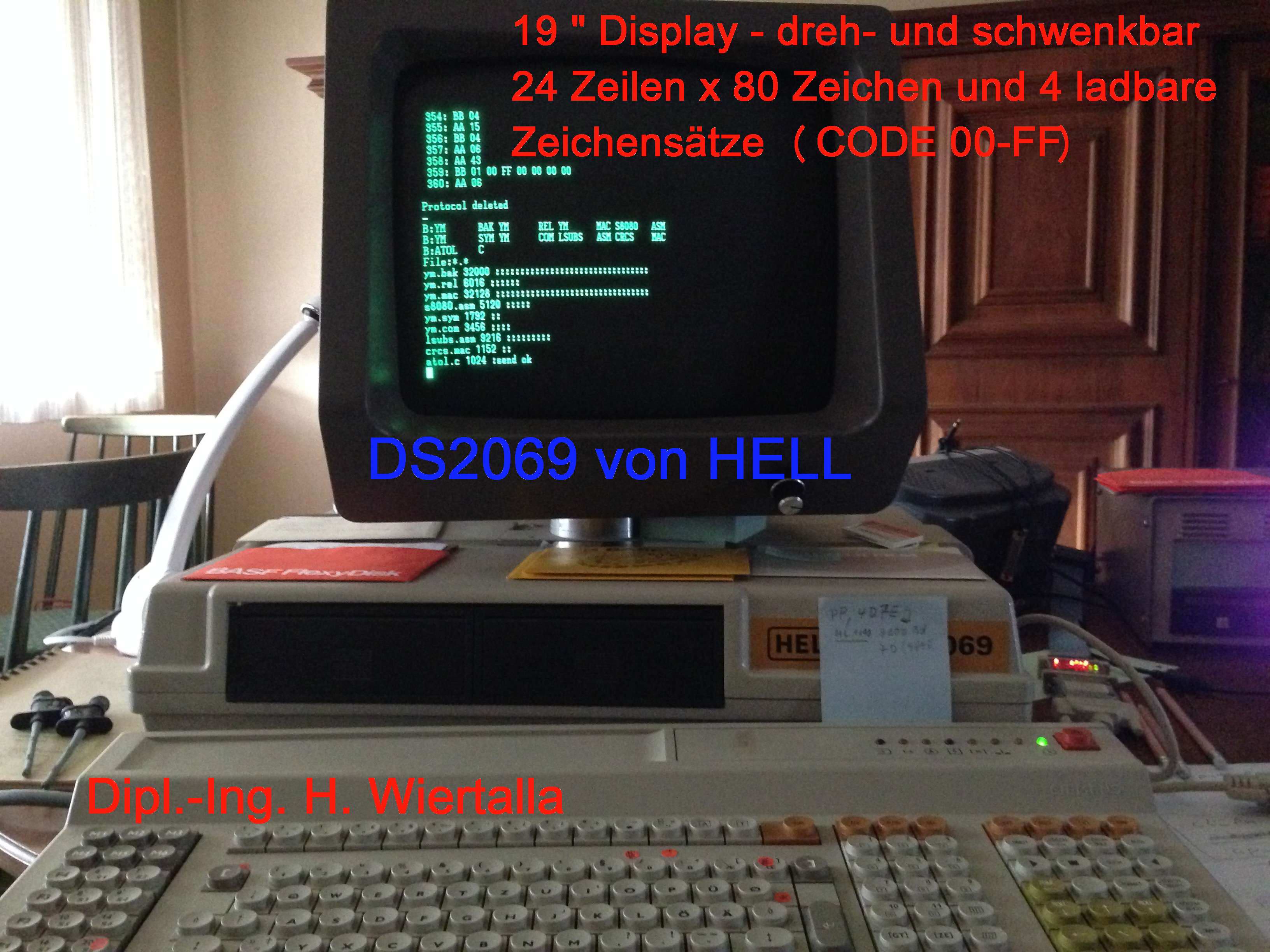 DS2069 cp/m Datensichtgeraet.
